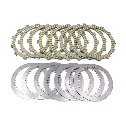 Friction Clutch Plates With Steel Plate For Kawasaki KLX450R KX450F For Honda CR250R CRF450R-A09E