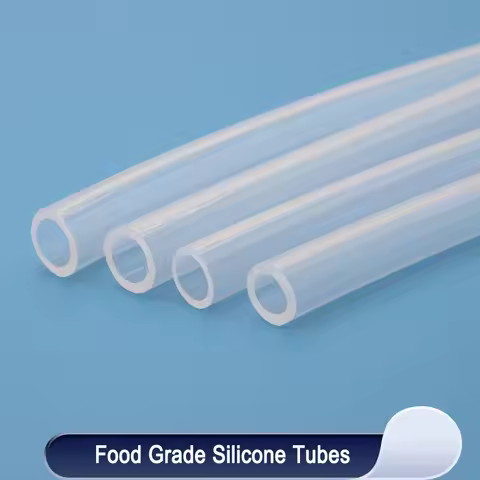 1/5/10m Food Grade Silicone Rubber Hose Transparent ID 0.5 1 2 3 4 5 6 7 8 9 10 12 13 14mm O.D Flexi