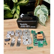 (3DS 18650) Makita 5s-2p 18V 5AH circuit case accepts 3 original charging lines, adapter and charger
