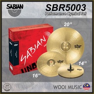 Sabian SBR5003 SBR Performance Cymbal Set - 14", 16" & 20"