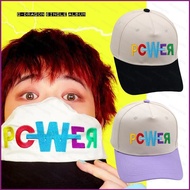MAS G-DRAGON new album song POWER same style Color matching baseball cap embroidery hat