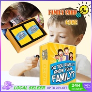Do You Really Know Your Family? indoor Party Game creative Interaction board games for family/adult/