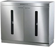 NASTA D-ALL Return Box KS-RB160SL-R-BK Front In/Post Out, Indoor Type, Black, Main Unit: Depth 23.6