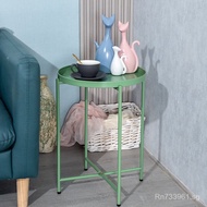 Living Room Light Luxury Nordic Balcony Coffee Table Foldable Internet Celebrity Sofa Table Small Ro