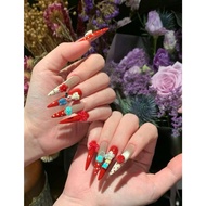 Long legs kitty cute y2k hand-worn nails