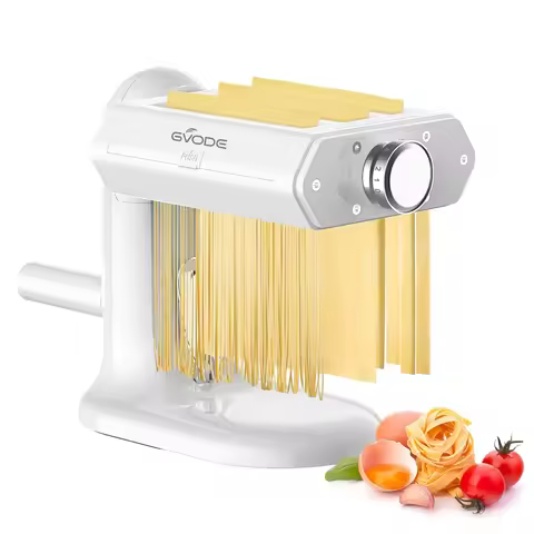 GVODE Manual Pasta Maker Machine 3 in 1 Pasta Maker with 7 Adjustable Thickness Settings Noodle Make