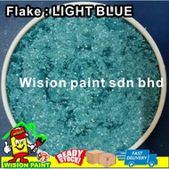 ( flake light blue ) epoxy flake coating for powder anti-slip toilet floor