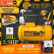 Ingco AC25508P 50L Industrial Air Compressor 2HP •OSOSSHOPPING• FREE 28IN1 SCREWDRIVER SET