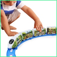 Toddler Train Set Electric Train Toys Funny Car Track Train with Cultivate Imagination Safe and Harmless Train To playsg