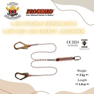 Proguard 1.8m Double Kernmantle Lanyard with Energy Absorber and Large Hook PFP-LY2-KM18LH-EA SIRIM 