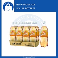 F&N Ginger Ale 12 x 1.5L Bottles