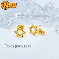 Fancy Jewellery Emas 916 Subang Bintang Exclusive Emas 916 tulen Bajet Emas 916