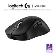 Logitech G PRO X SUPERLIGHT 2 DEX LIGHTSPEED Wireless Gaming Mouse, 60g Pro-Grade Lightweight Mouse 