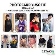 PRINT 2R PHOTOCARDS 1 SIDE HD UNOFFICIAL AKTOR CHINA YUSOFIE DRAMA CHINA SERIES CHINESE YUSOFI CONTE