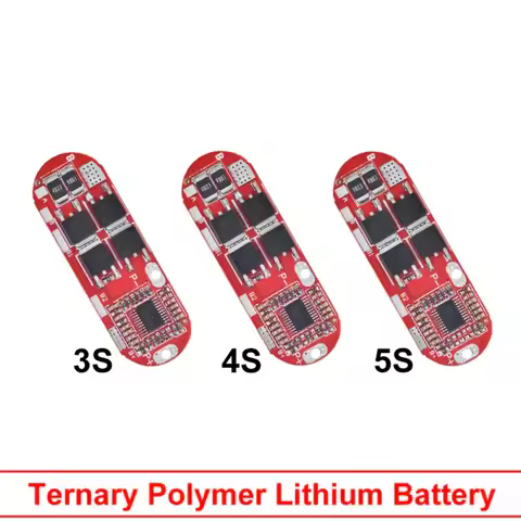 3S 4S 5S 18650 Li-ion Battery BMS Protection Board 25A Continuous 40A-50A Peak for NMC INR Battery P