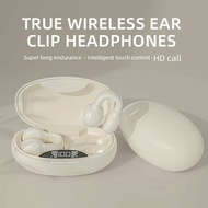 ♥Readystock+FREE Shipping♥M37 Digital Display Ear Clip Headset Bluetooth Earphone Tws Bone Conduction Air Conduction Wireless Headphone For Sport Music