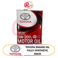 Toyota Engine Oil FullySynthctic 0W20 / 0W-20  08880-12205  (4 liter)