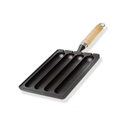 Cast Iron Sausage Pan, Pot for Grilled Sausage Cooking, Home Pre Seasoned Grilled Sausage Pot