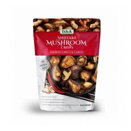 DJ &amp; A  mushroom chips crispy fried garlic and chilli shiitake mushroom crisps healthy snacks tidbits healthy weight loss mushroom snacks