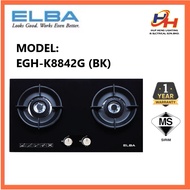 ELBA Double Burners Built-in Glass Hob EGH-N8822G(BK)
