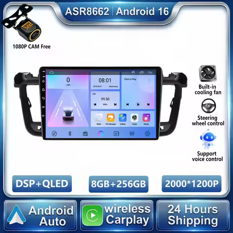 Car Radio For Peugeot 508 508SW 2011 - 2018 Wireless Multimedia Player CarPlay Android Auto Car Inte