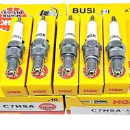 NGK Spark Plugs for Automatic Cub Motorcycles C7HSA grand supra revo jupiter Mio J m3 Mio soul 1 box