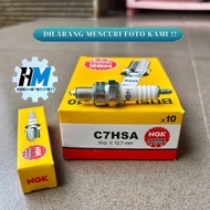 BUSI NGK C7HSA BUSI NGK Supra Grand Mio Jupiter (SHORT) - ORIGINAL NGK C7HSA SPARK PLUG