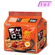 [Korean Noodle] Paldo Teumsae Ramen Pride of Spicy Taste Kimchi 480g (120g x 4p)