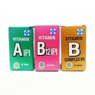 Y7y Vitamin IPI A B12 B Complex C isi 45 vitamin E isi 30
