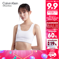 CALVIN KLEIN สปอร์ตบราผู้หญิง Medium Impact Sports Bra รุ่น 4WS4K220 540 - สีขาว