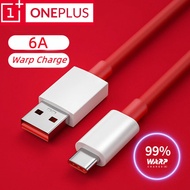 [ฮอต] 6A สายชาร์จแบตเตอรี่ OnePlus SuperVooc ของแท้สายเคเบิลวาปชาร์จ Usb ชนิด C แบบเร็วสำหรับ OnePlus 10 9 9RT 8T Nord 2T CE 2ไลท์เอซ