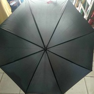PLAIN BLACK JUMBO UMBRELLA (Length 98cm DIAMETER 120cm) RED BIRD