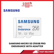 SAMSUNG MICRO SD 256GB PRO ENDURANCE WITH ADAPTER