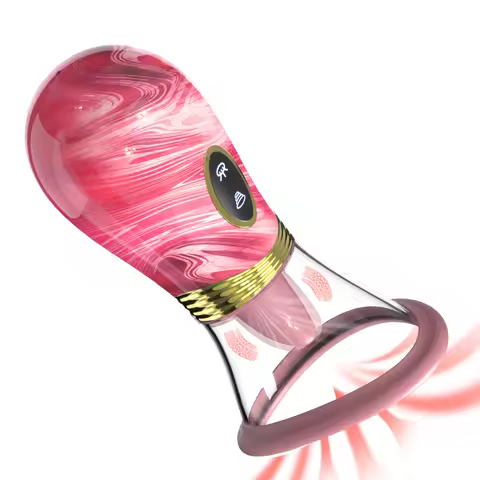 Clitoral Sucking Vibrator Nipple G-spot Sucker Rapid Orgasm Tongue Vibrator 3 Sucking 9 Licking Patt