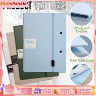 2-in-1 A4/Long Size Expanding File Folder With Clipboard Folder Organizer 8 Pockets Document Storage