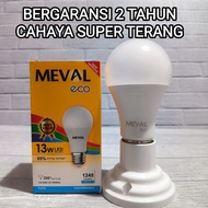 CAHAYA Meval ECO LED BULB 13W WHITE LIGHT SNI 2 YEAR WARRANTY BULB