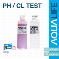 Phenol RED pH & OTO Orthotolidine CL Refill Solution for Test Kit 250ml
