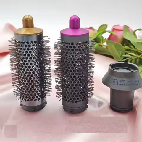 For Dyson hair dryer adapter + cylinder comb, roller comb set, fan second change curling iron