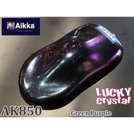 AK850 Green Purple  - Aikka Lucky Crystal Series ak850