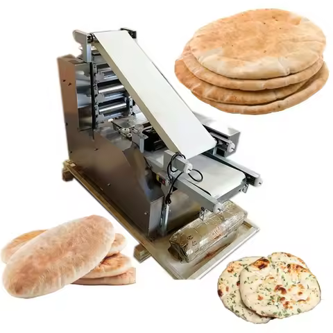 Tortilla Making Machine Roti Chapati Flat Arabic Bread Maker Automatic Paratha Pita Bread Machine Pr