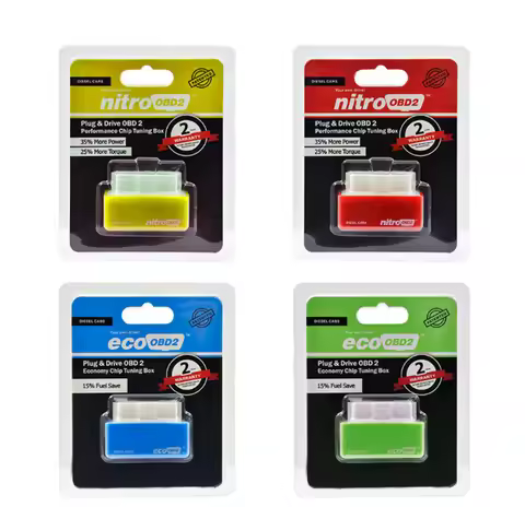 Nitro ECO OBD2 Performance Chip Tuning Box 15% Fuel Saver More Power Torque for Benzine Diesel Petro