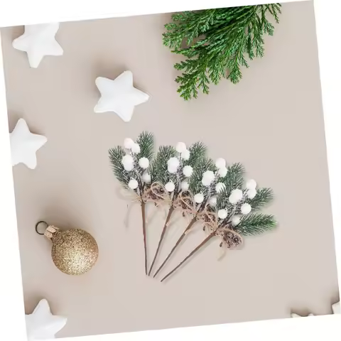 P4-Artificial Pine Needle Artificial Plant Decoration Christmas Decorative Wreath Material