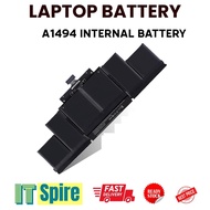 [IT SPIRE] LAPTOP BATTERY FOR A1494 ORG QUALITY