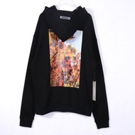 FEAR OF GOD ESSENTIALS 花卉楓葉反光字母連帽衛衣