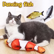 Electronic Pet Cat Toy Electric USB Charging Simulation Bouncing Fish Toys plush For Dog kit Chewing