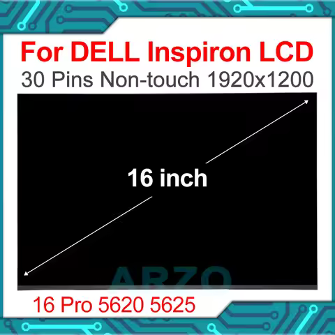 New For Dell Inspiron 16 Pro 5620 5625 LP160WU1 SP D1 16 inch 60Hz 1920x1200 IPS 30Pin LCD Display S