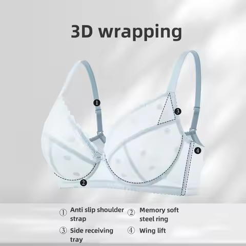 Big Chest Appears Smaller Bra Gather Fold The Accessory Breasts To Prevent Sagging Plus Size Women's
