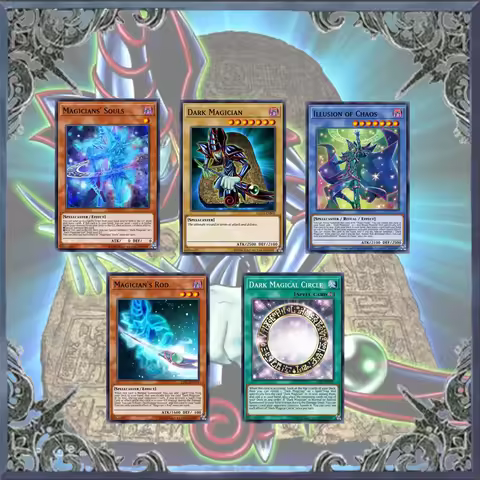 Yugioh 58pcs Dark Magician Deck DIY Card