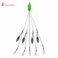 [Menolana] Freshwater and Saltwater Alabama Rig Bionic Design Umbrella Rig Realistic Prey