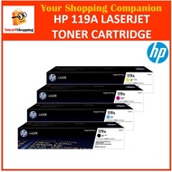 HP 119A Black Original Laser Toner Cartridge Bundle Black Cyan Magenta Yellow Combo